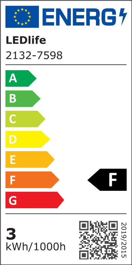 LEDlife LUX3 Dæmpbar LED spotpære - 3W, MR16 / GU5.3, 12V, erstatter 35W, RA 97, 280lm