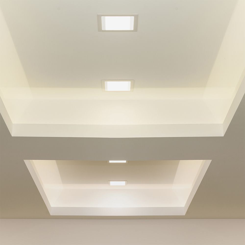 V-Tac 6W LED Indbygningspanel 12x12 cm 230V 660lm RA80 - Hul 11x11 cm