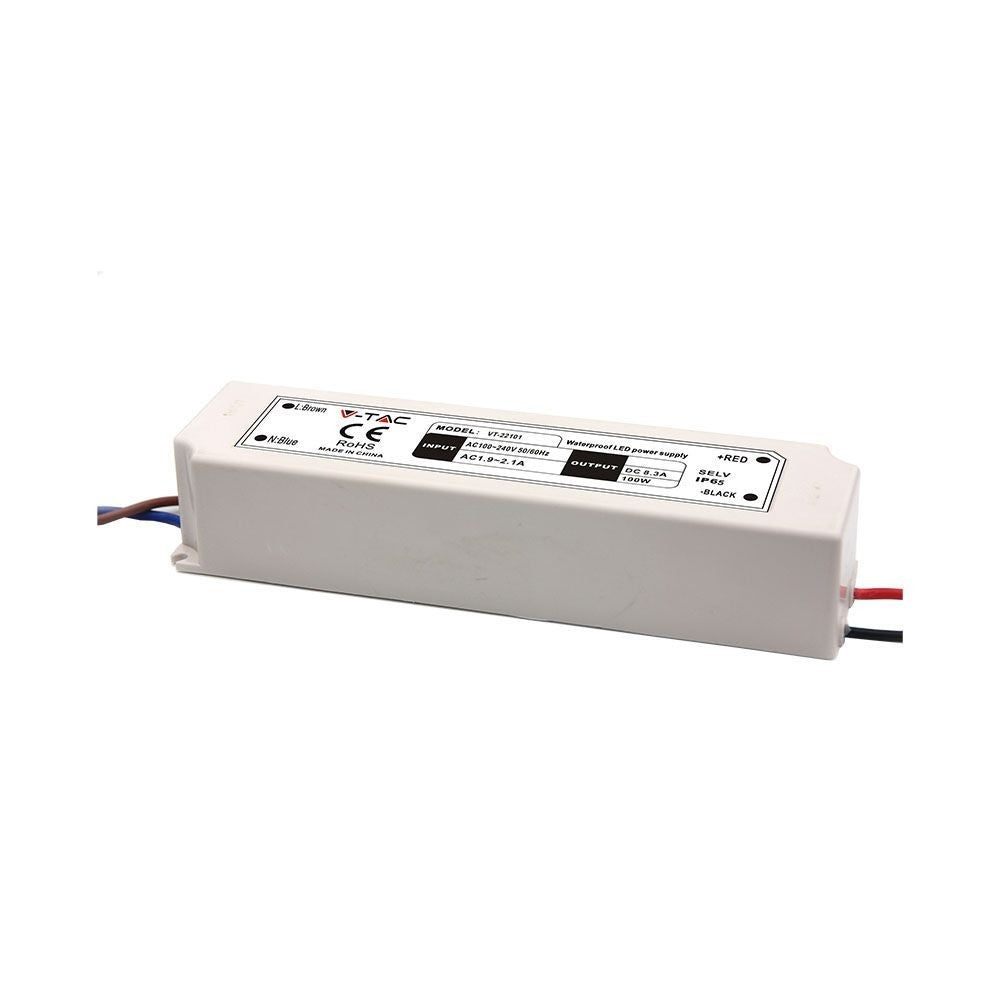 V-Tac 100W Vandtæt Strømforsyning - 24V DC, 4,1A, IP65