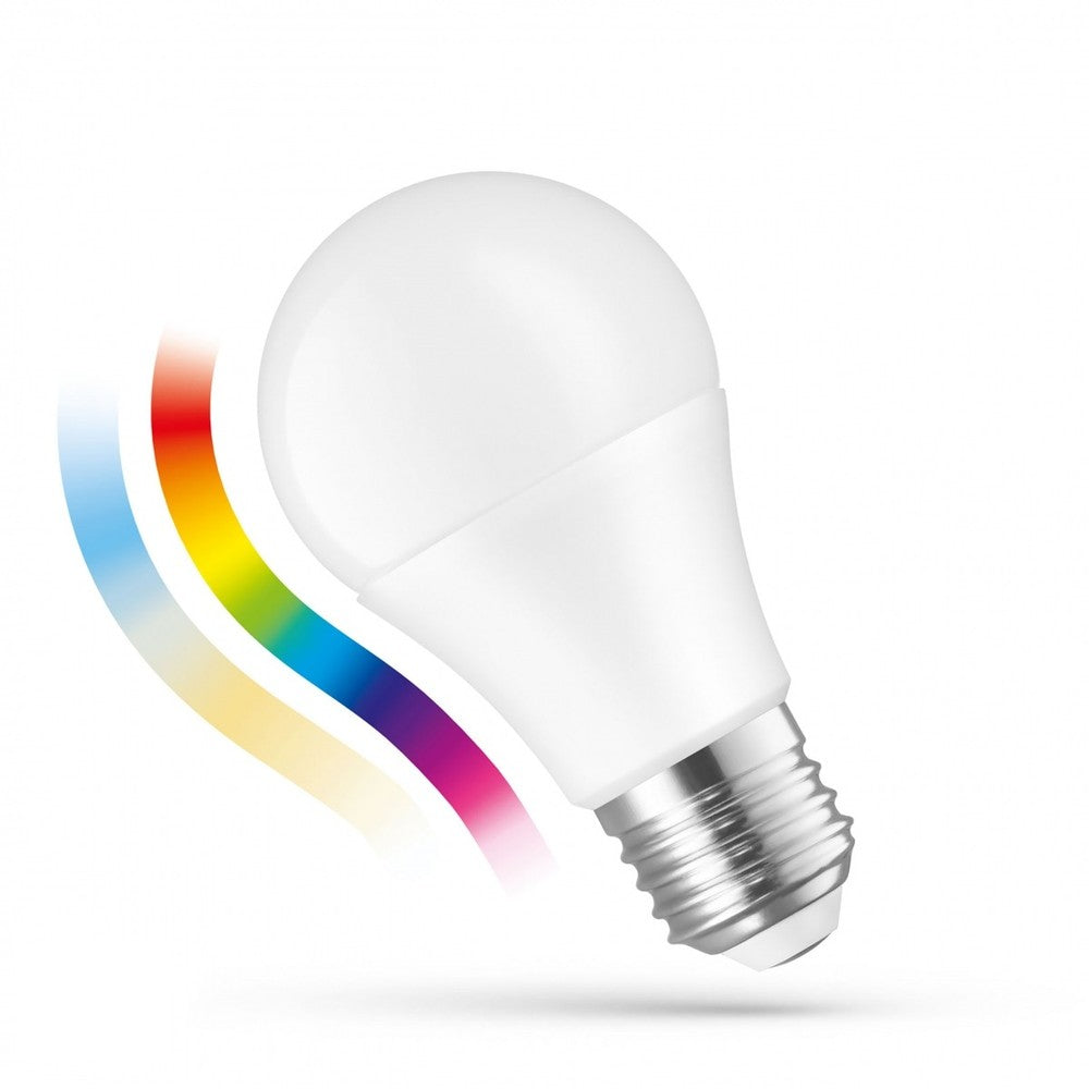 LED Pære A60 E27 8,5W RGBW+CCT+DIM BTM Spectrum Smart Easy Smart