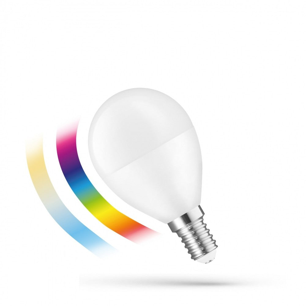 LED P45 4,9W E14 Pære med CCT+Dim, BTM og Spectrum Smart Easy Smart - 230V, 520lm, RA80