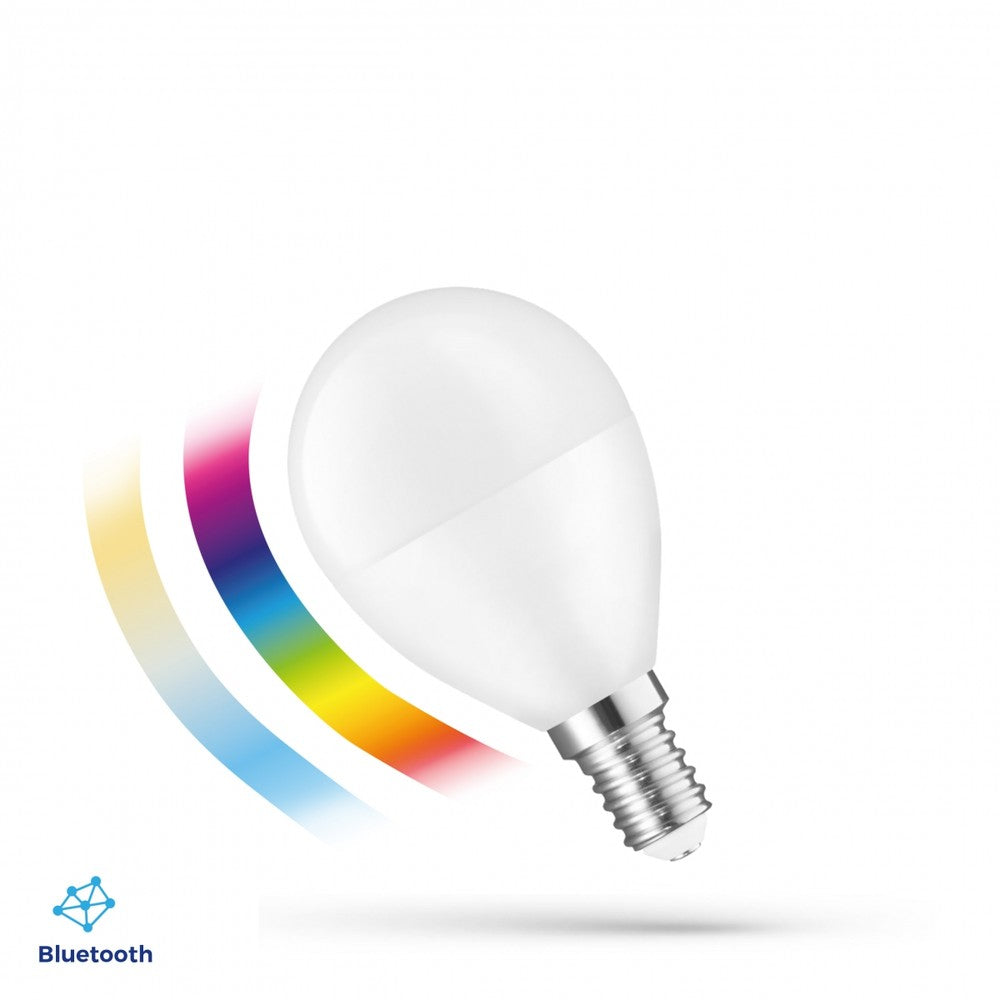 LED P45 4,9W E14 Pære med CCT+Dim, BTM og Spectrum Smart Easy Smart - 230V, 520lm, RA80