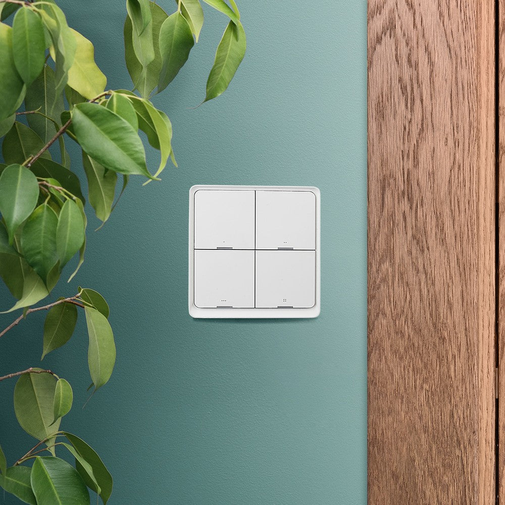Smart Lyskontakt 4-Gang med CCT og DIMM, Nem og Smart Funktionalitet