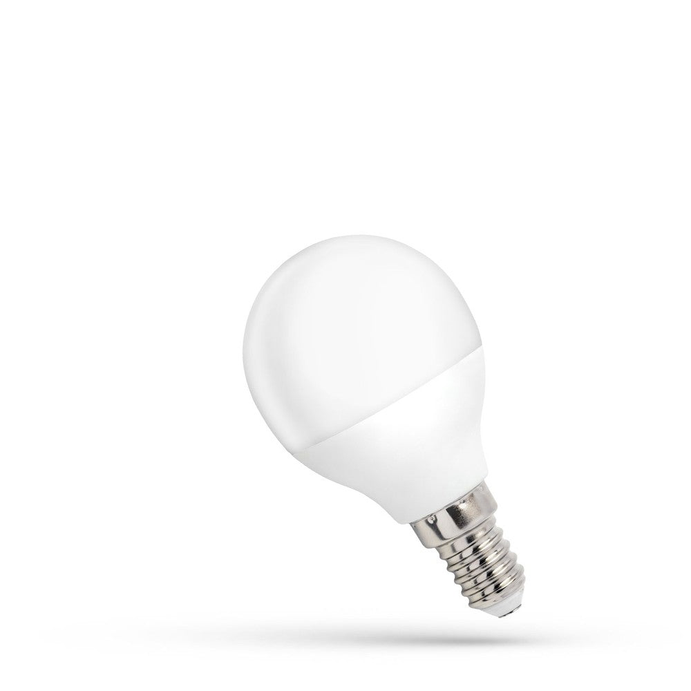 LED Kuglepære G45 E14 4W Varm Hvid SPECTRUM med 320lm og RA80 (230V)