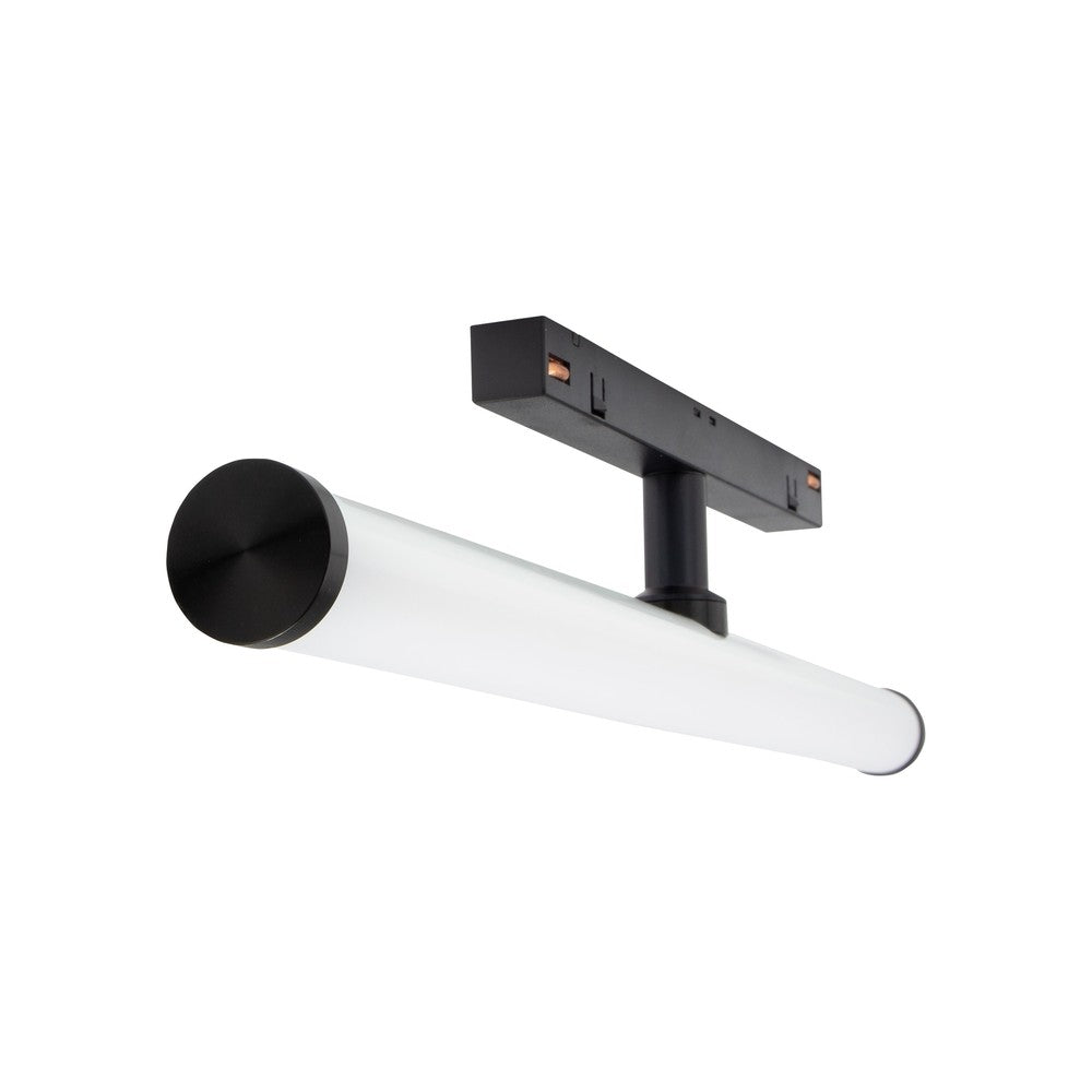 Sort CCT/Dæmpbar LED Loftlampe 12W - 150° Skinne Lys - 28x400x75mm - 5 års garanti