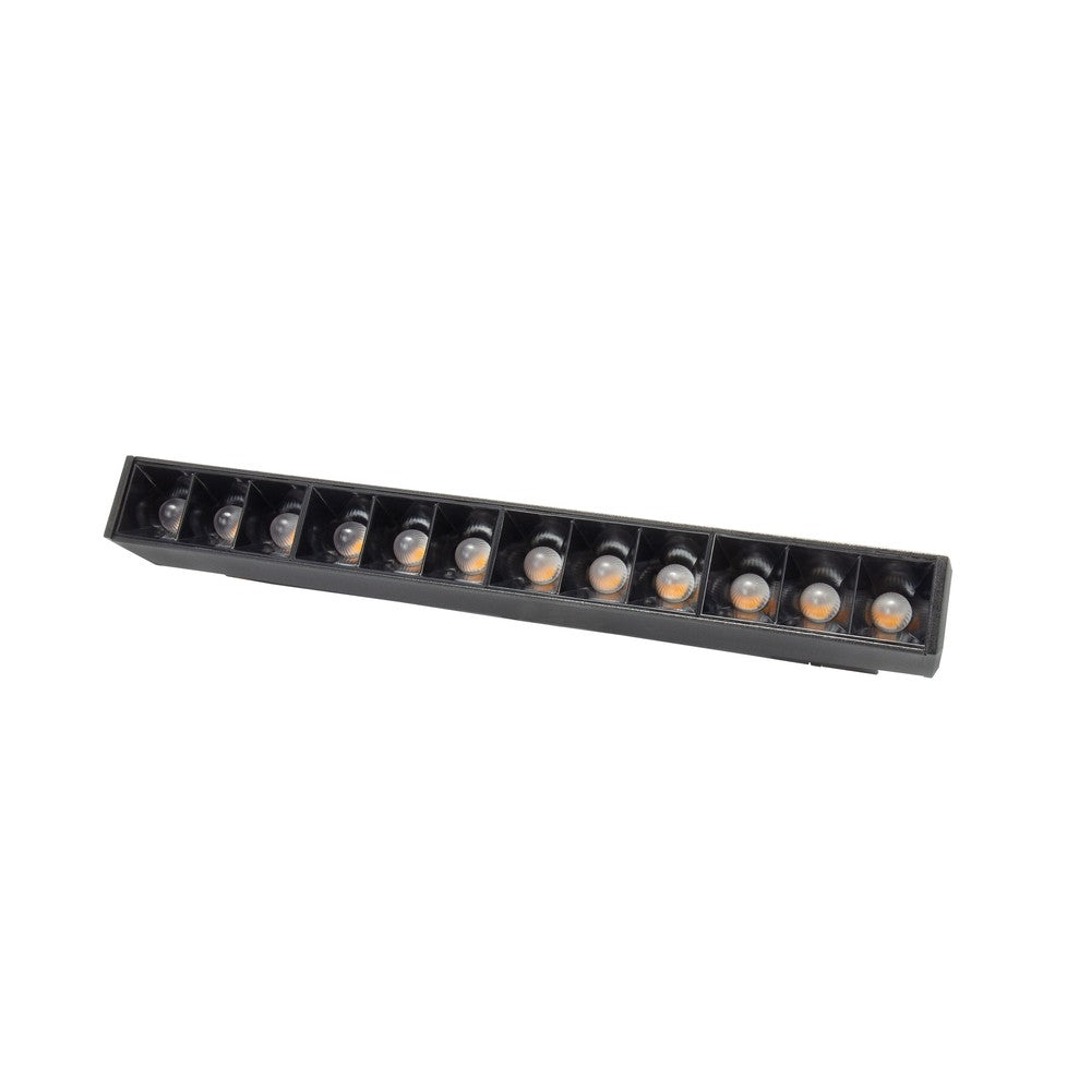 Smart-Grid S Skinne Lys 204mm 12W 35° Sort, CCT/Dim (5 års garanti)