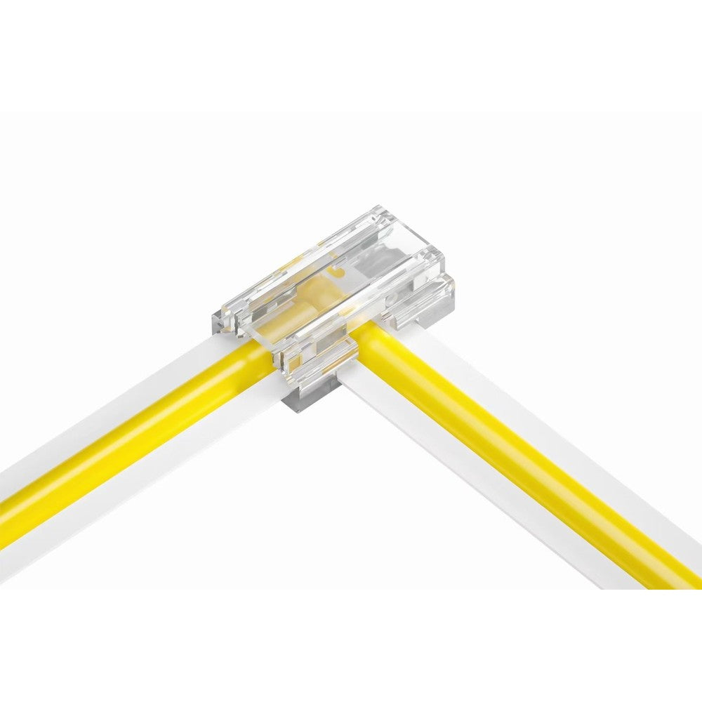 LED strip samler med 8 i 1 COB dioder - 10mm bredde, enkeltfarvet design, IP20 klassificeret, kompatibel med 5V-24V