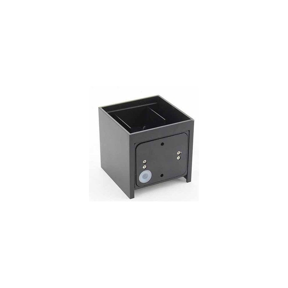 V-Tac 5W LED hvid væglampe - Firkantet, justerbar spredning, IP65 udendørs, 230V, inkl. lyskilde
