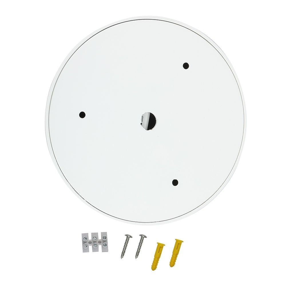 V-Tac 5W LED hvid væglampe - Rund, roterbar, IP20 indendørs, 230V, inkl. lyskilde