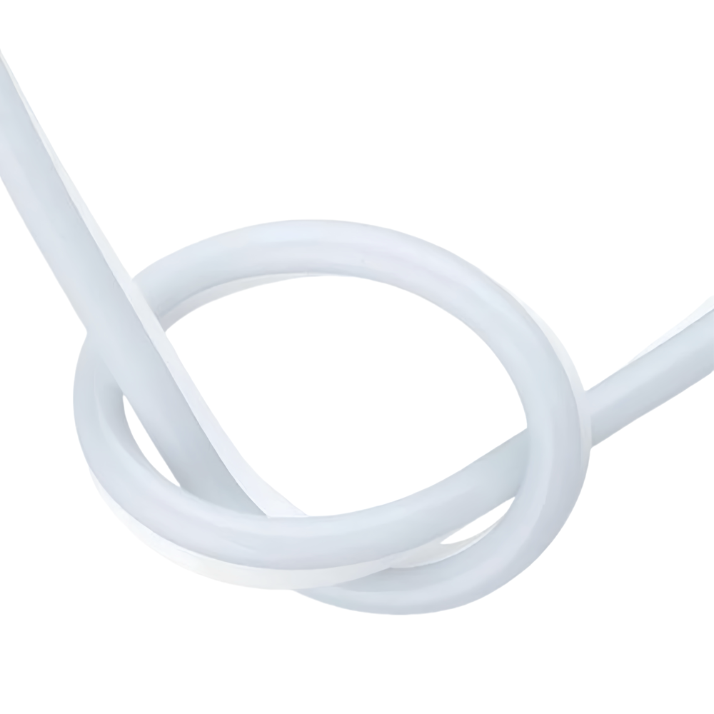 Kold Hvid 8x16 CLIP-ON Neon Flex LED Strip - 8W pr. meter, IP67, 24V