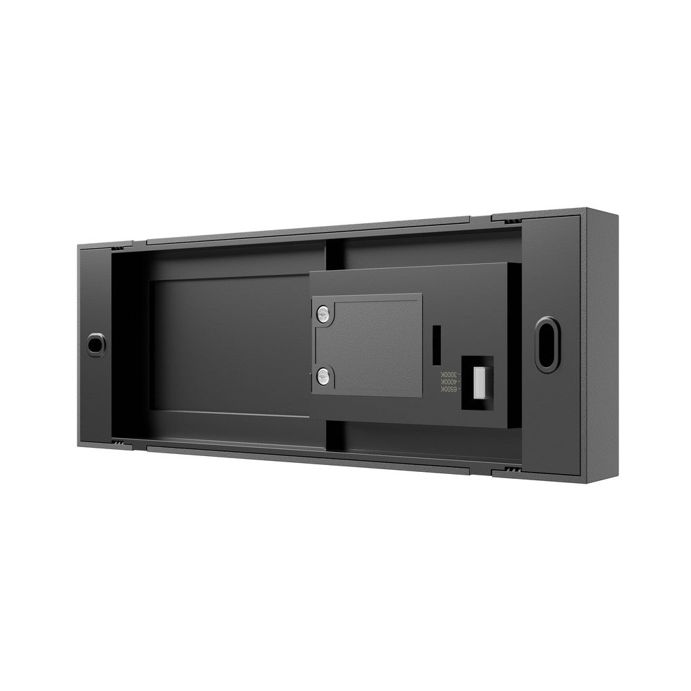 Encanta 6W CCT 230V IP54 Sort Facadelampe til Udendørs Brug