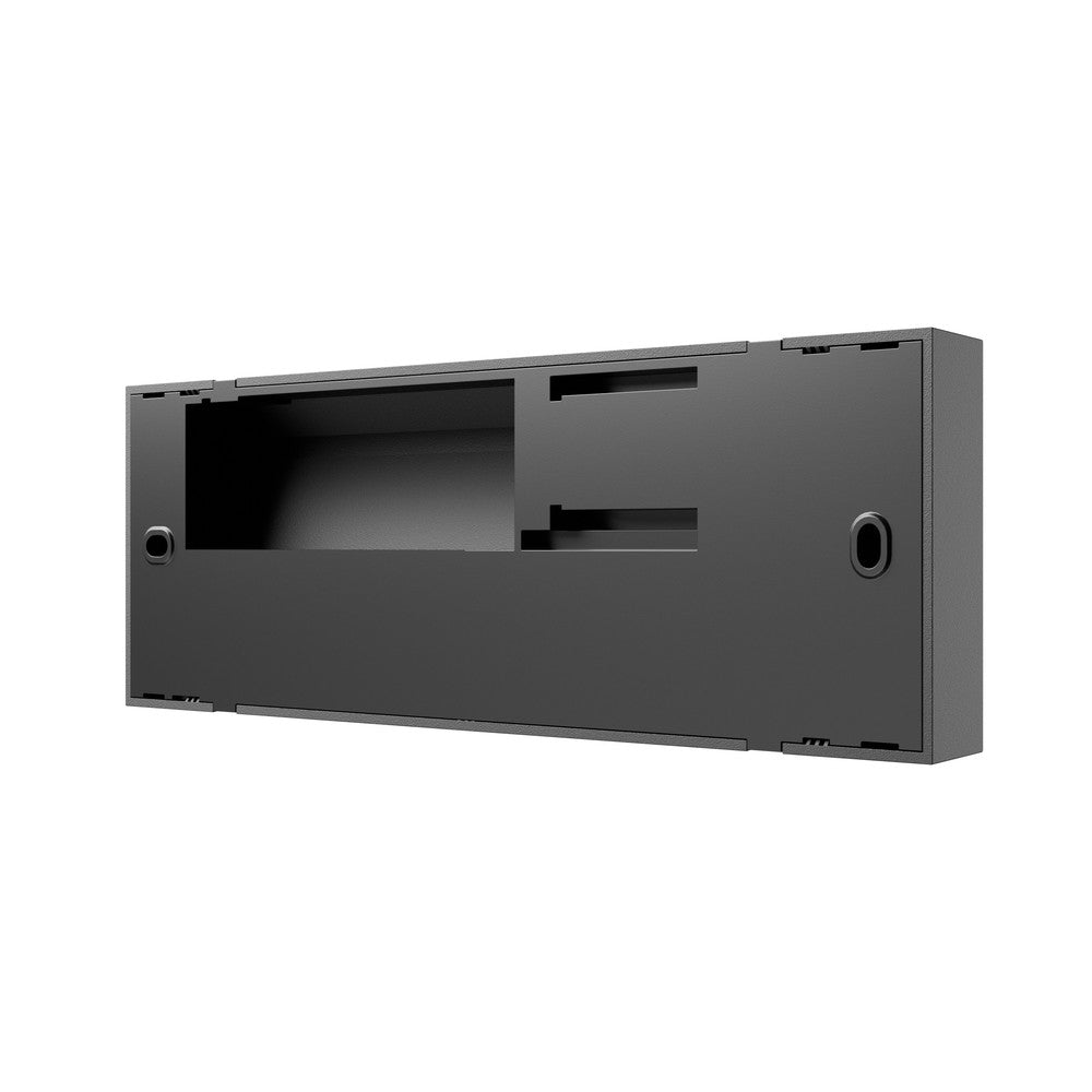 Asymmetrisk Sort Overflade Facadelampe 6W CCT 230V IP54 230x80x30mm - Energi Effektiv og Stilfuld Lampe til Udendørs Brug