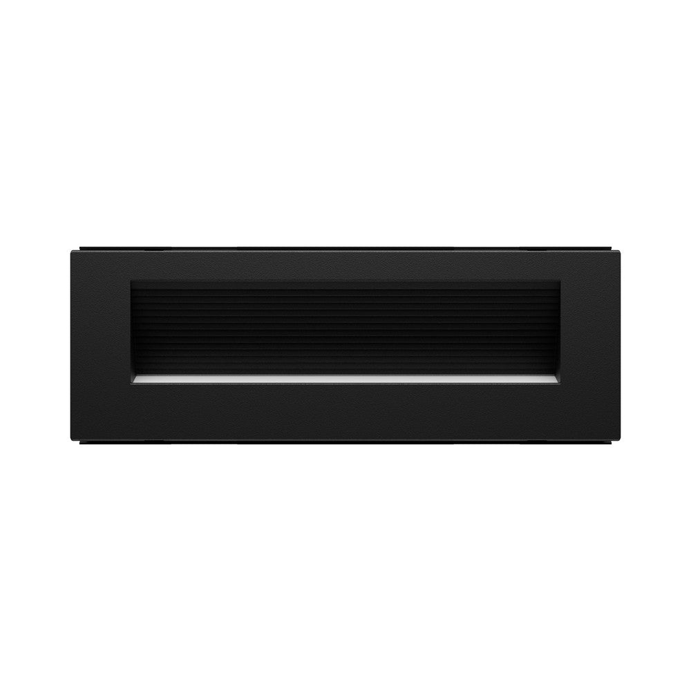 Asymmetrisk 6W Sort Nedsænket Facade Lampe - CCT 230V IP54 230x84x52mm RA80 250lm