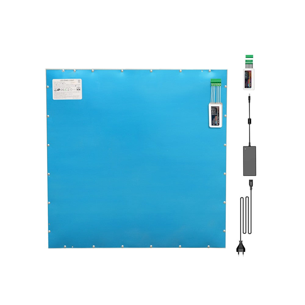60x60 Smart Home RGB+CCT LED panel - 36W, hvid kant
