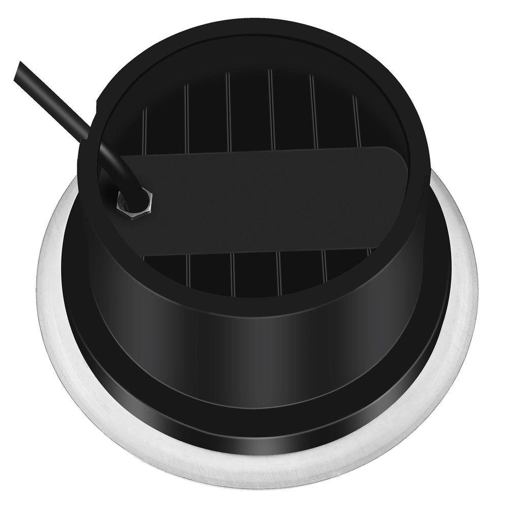 LEDlife nedgravningsspot - 12W rund rustfrit stål GU10 24V AC/DC IP68 960lm - 24V indgang