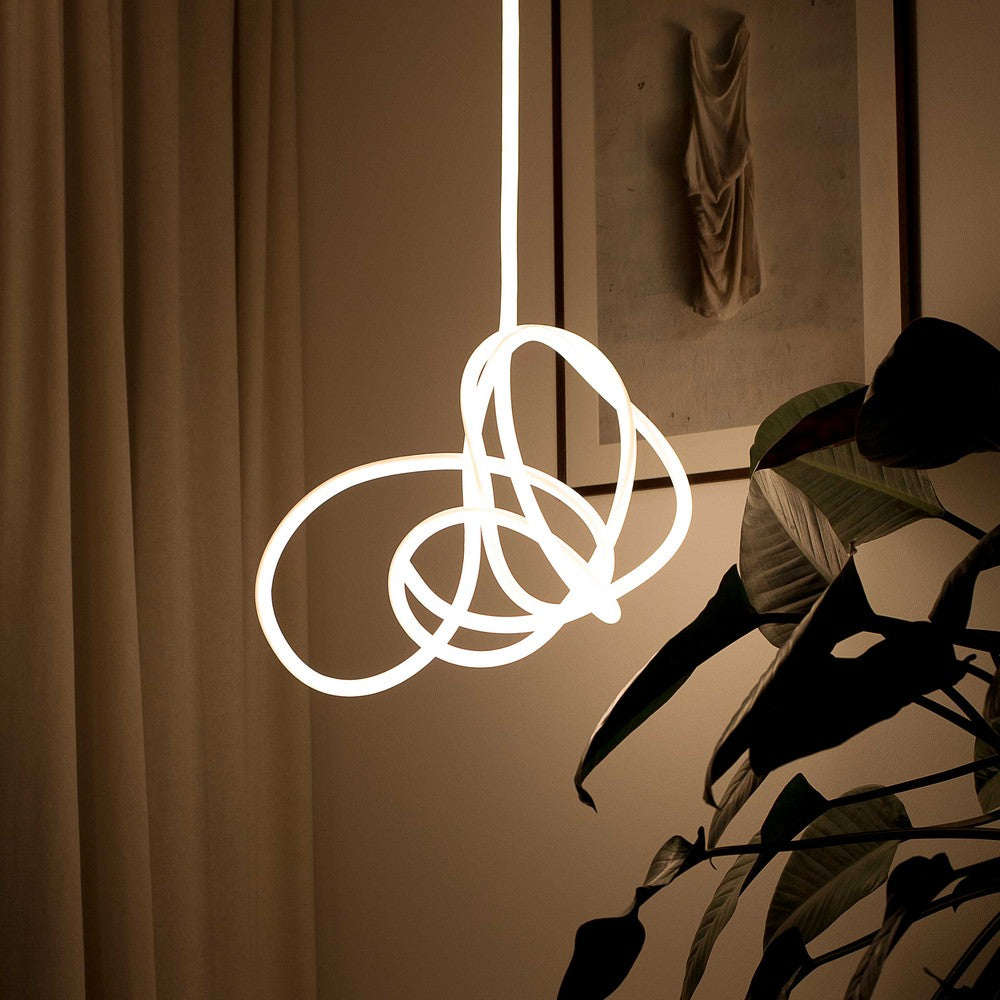5m Varm Hvid D16 Neon Indretningssæt - 8W/m LED Strip, IP67