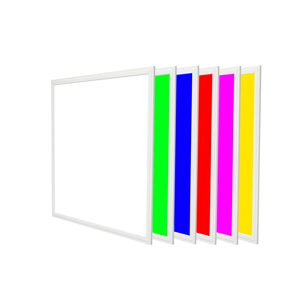 60x60 Wifi RGB+CCT LED panel - 36W, hvid kant - Effekt: 36W, Input: 230V, 2800lm, RA80