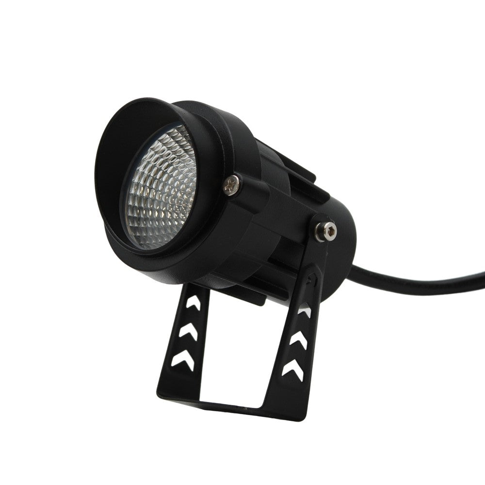 UV 395nm LED projektør - Sort, 10W, IP65, 230V, Velegnet til udendørs brug, Effektiv og pålidelig belysning med høj kvalitet