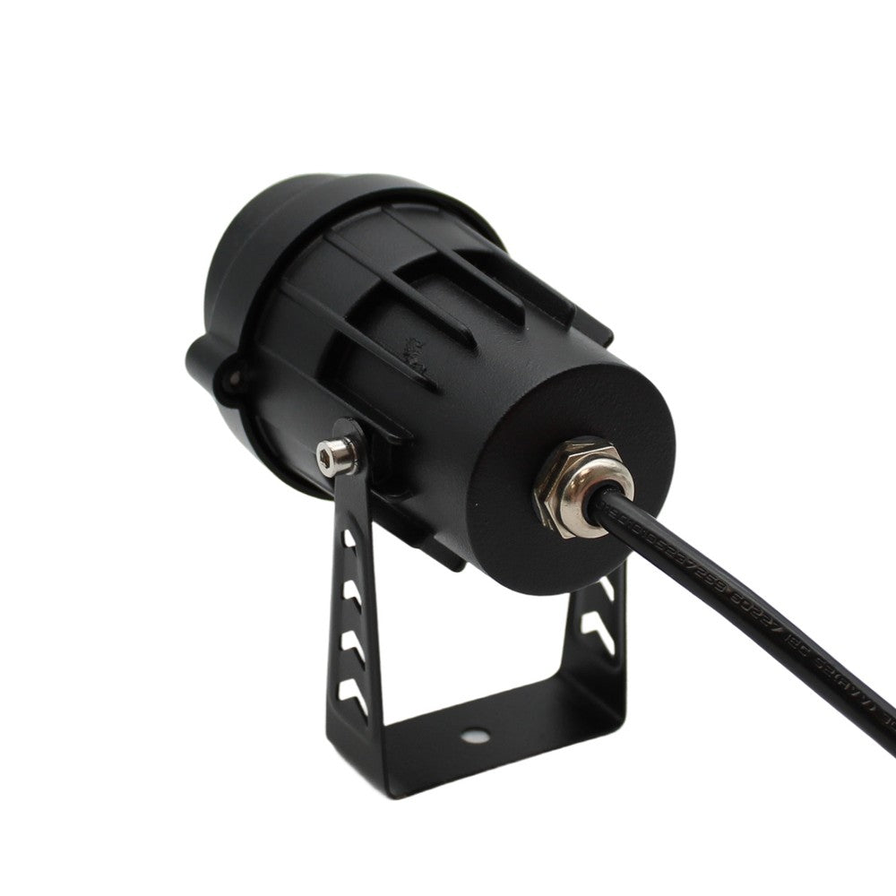 UV 395nm LED projektør - Sort, 10W, IP65, 230V, Velegnet til udendørs brug, Effektiv og pålidelig belysning med høj kvalitet