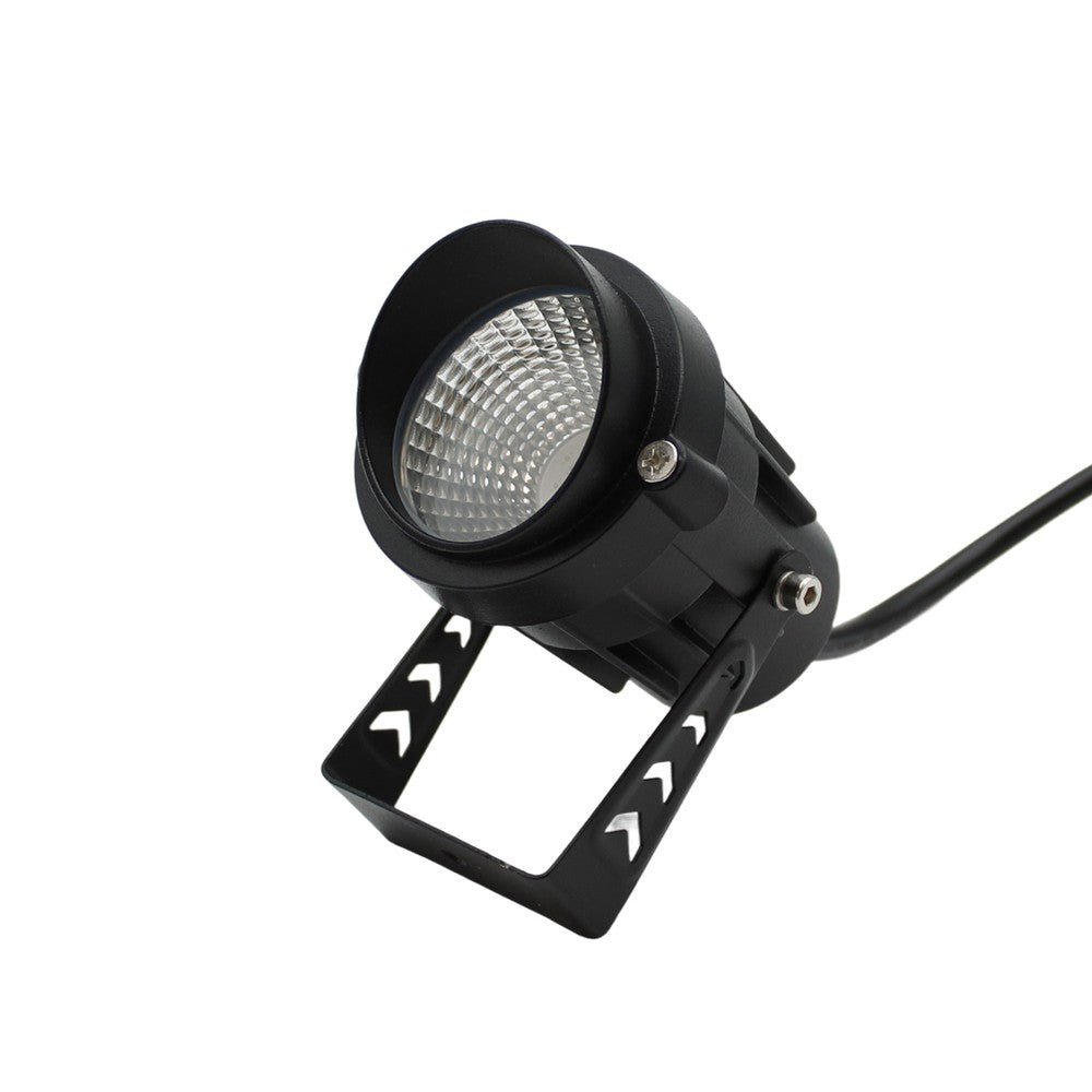 UV 395nm LED projektør - Sort, 10W, IP65, 230V, Velegnet til udendørs brug, Effektiv og pålidelig belysning med høj kvalitet