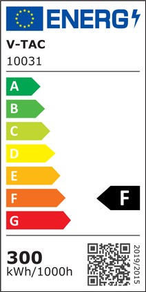 V-Tac 300W LED projektør med Samsung LED chip - Udendørs arbejdslampe, erstatning for 1500W, IP65, 26390lm, RA70, 5 års garanti