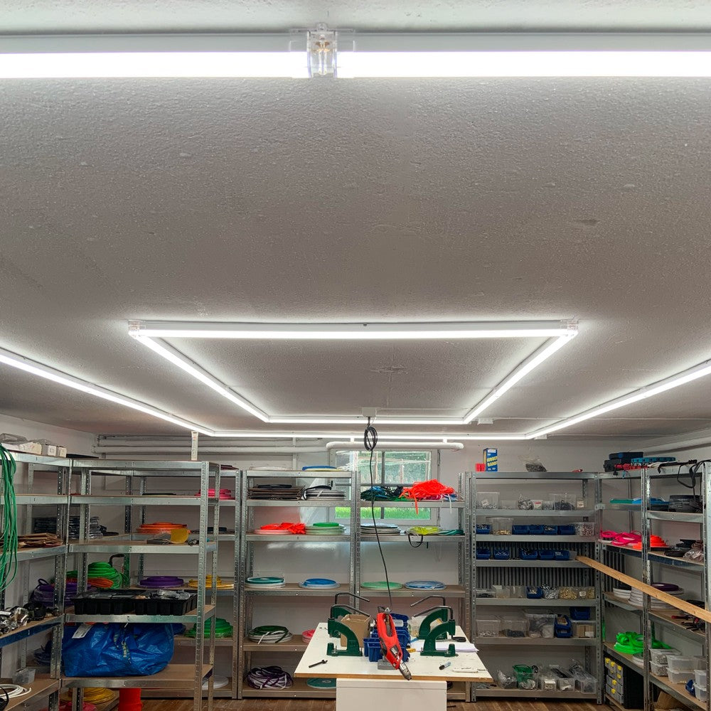 Lysgitter LED 2 rammer komplet sæt - RA95, 288W, inkl. strømtilslutning