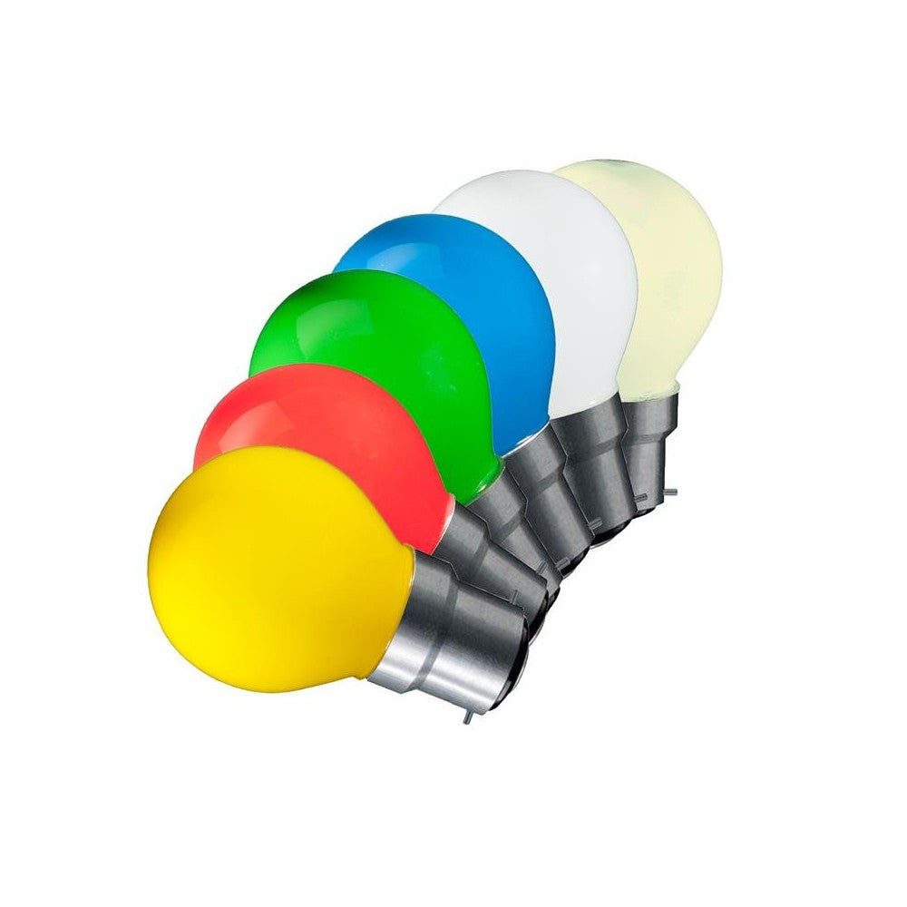 CARNI1.8 LED pære - 1,8W, blå, 230V, B22 - Erstatter 15W, 180lm