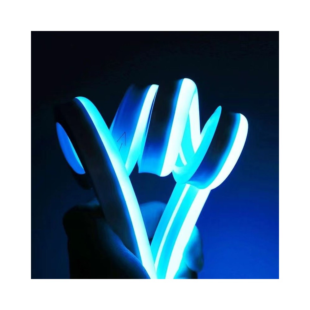 250cm RGBIC Neon Flex komplet sæt med Bluetooth app og fjernbetjening - inkl. montage og USB (3W, 5V)
