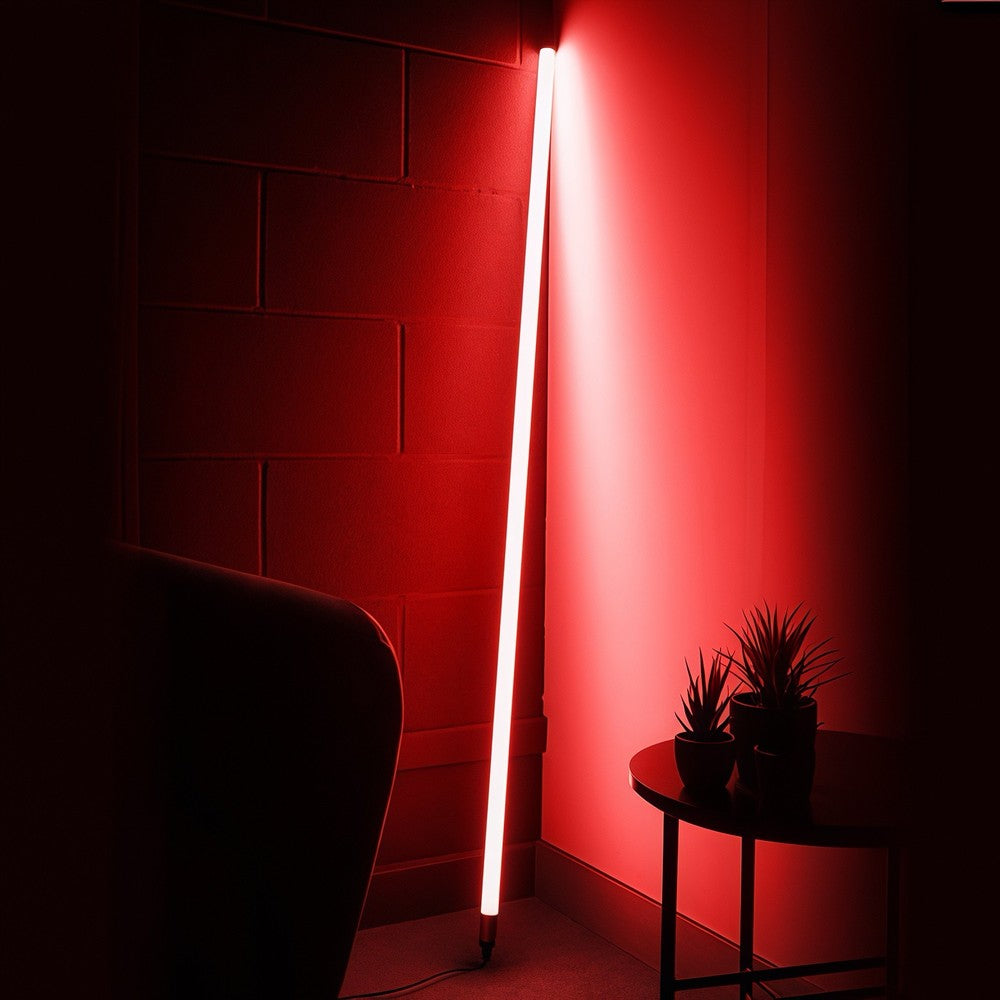 Neon Tube LED 120 cm, Blå - Justerbar lysstyrke, inkl. ledning
