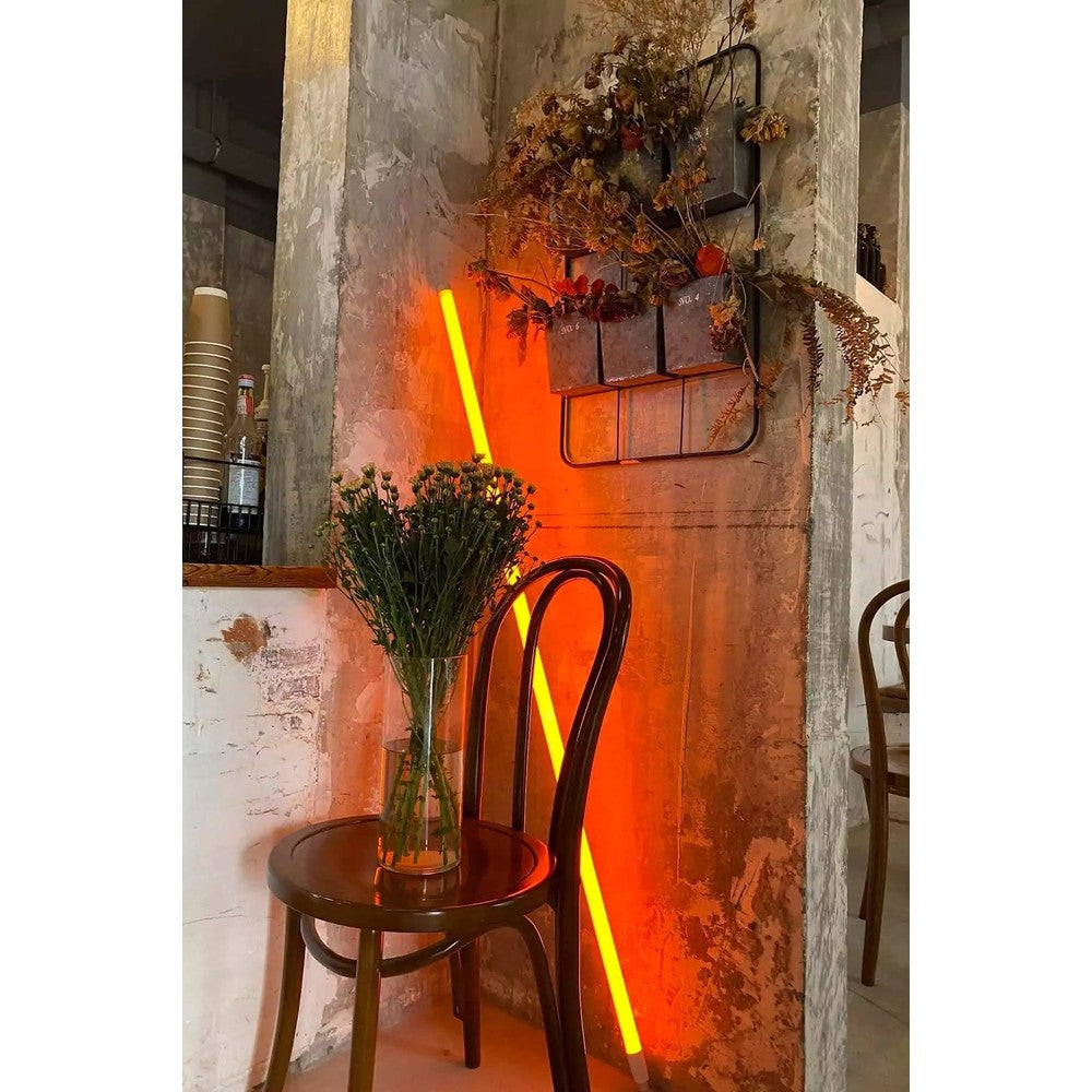 Neon Tube LED 120 cm, Blå - Justerbar lysstyrke, inkl. ledning