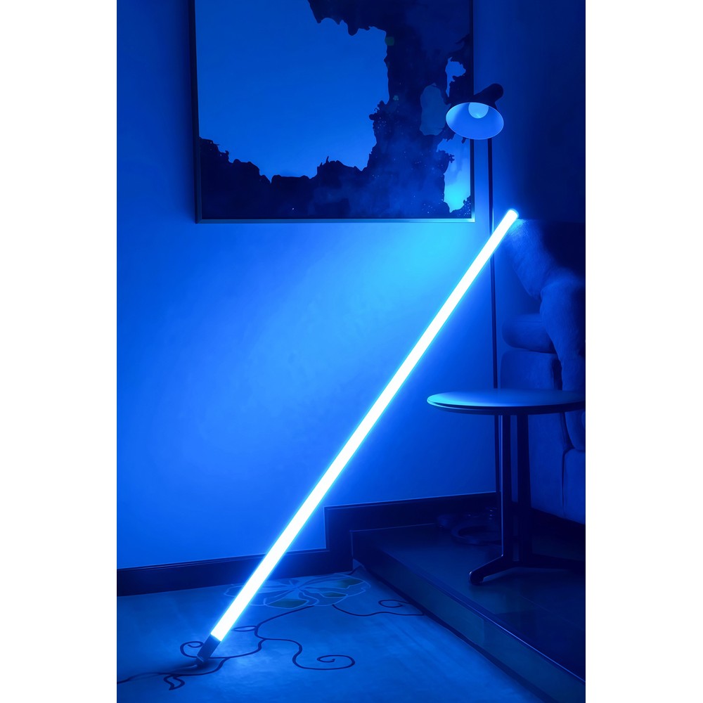Neon Tube LED 120 cm, Blå - Justerbar lysstyrke, inkl. ledning