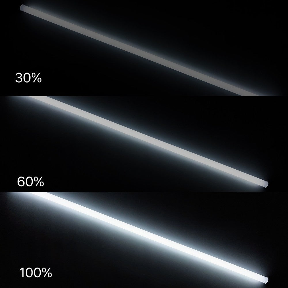 Neon Tube LED 120 cm, Blå - Justerbar lysstyrke, inkl. ledning