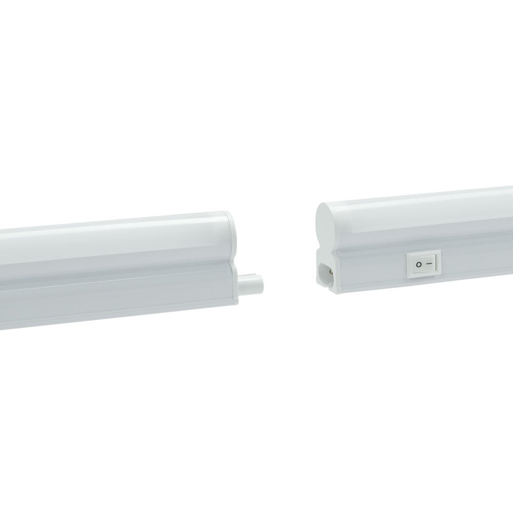 Skabskontakt T5 7W - 600mm, varm hvid, 230V, 120°, IP20, hvid, til/fra.