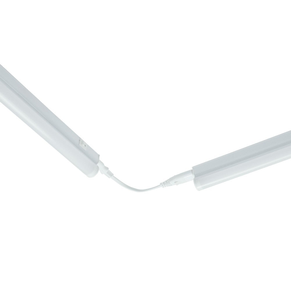 Skabskontakt T5 7W - 600mm, varm hvid, 230V, 120°, IP20, hvid, til/fra.
