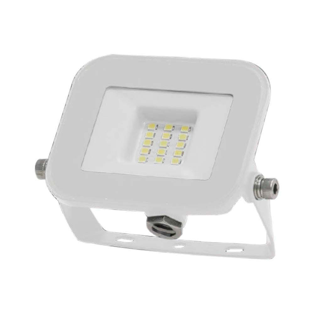 V-Tac 10W LED projektør med Samsung LED chip - 5 års garanti - IP65 - Til udendørs brug