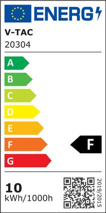 V-Tac 10W LED projektør med Samsung LED chip, arbejdslampe til udendørs brug, IP65, 735lm, RA80