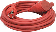 FORLÆNGERKABEL, 1-FASET, 3G2,5, RØD, 10 M, IP44