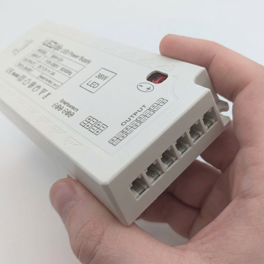 LEDlife møbelspot strømforsyning 36W - Til Sono, Cabi og Reco møbelspot, maks. 6 spot