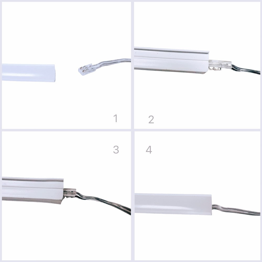 AnyCut Neon Flex 10x10 Neutral hvid LED strip - 5m, 8,5W/m, 12V, Ingen klippeafstand