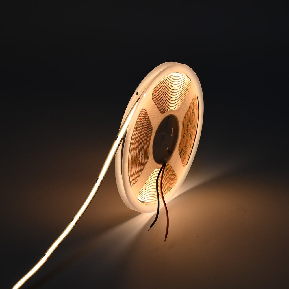12W/m COB-LED strip - 10m, IP20, 480 LED pr. meter, 24V, COB LED, RA95