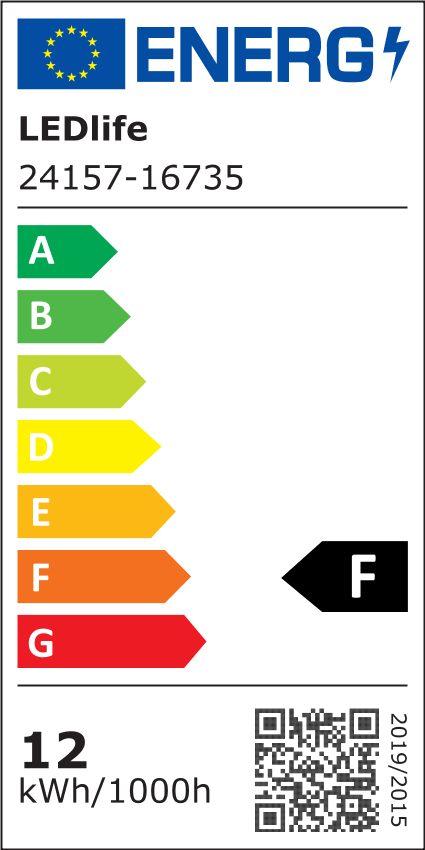 12W/m COB-LED strip - 10m, IP20, 480 LED pr. meter, 24V, COB LED, RA95