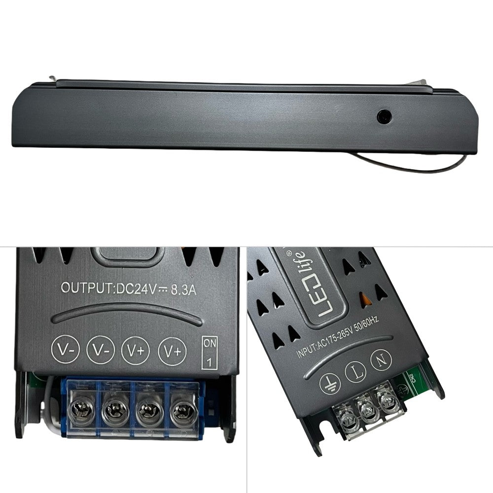 LEDlife 100W dæmpbar strømforsyning med fjernbetjening - 24V DC, 4.17A, Flicker fri, IP20 (indendørs)