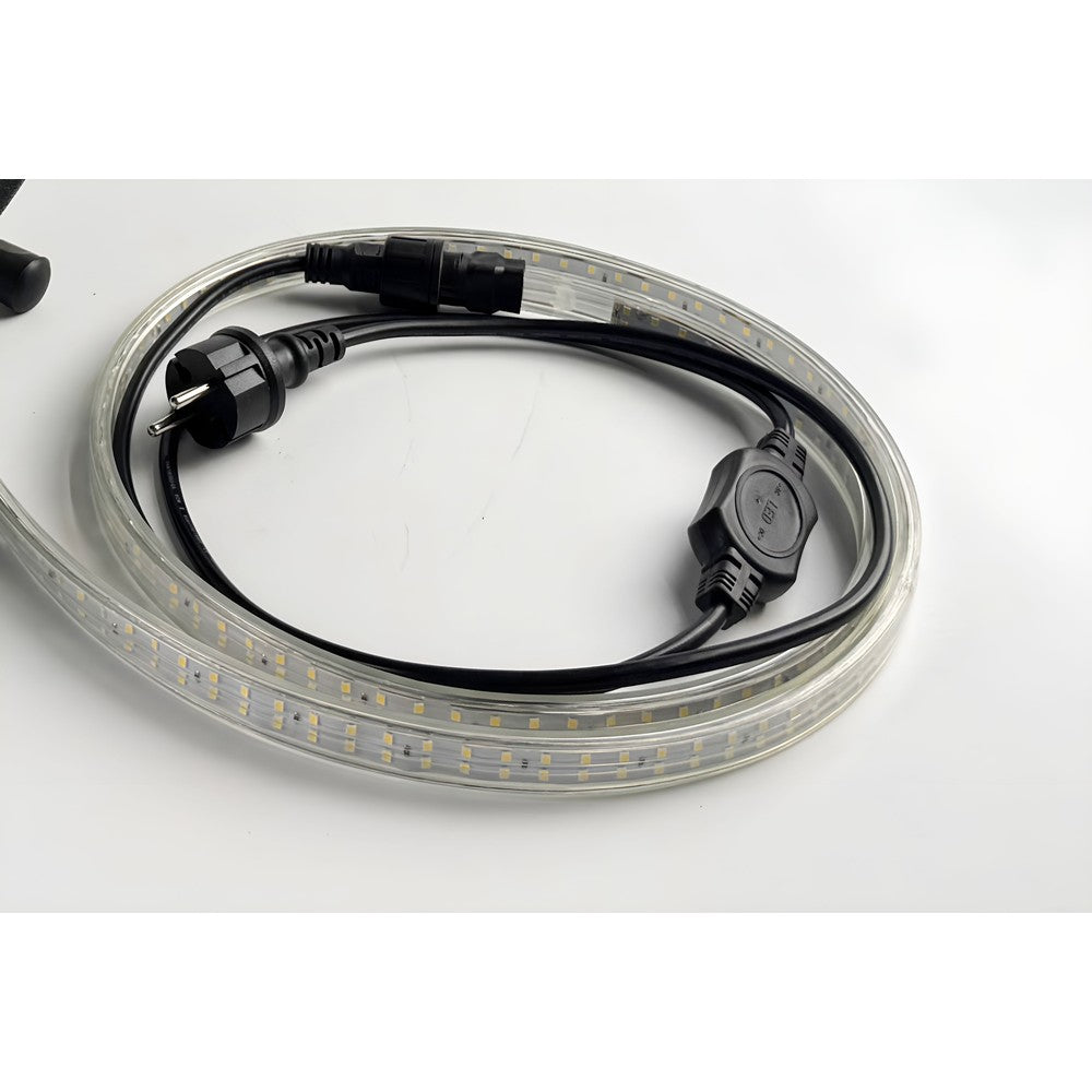 25m 360° arbejdslys LED strip på tromle - 230V, IP67, 360 LED/m, 12W/m, 1500 lm/m - 300W, 37500lm