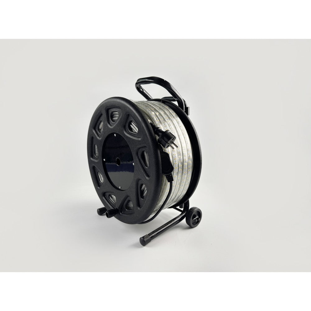 25m 360° arbejdslys LED strip på tromle - 230V, IP67, 360 LED/m, 12W/m, 1500 lm/m - 300W, 37500lm