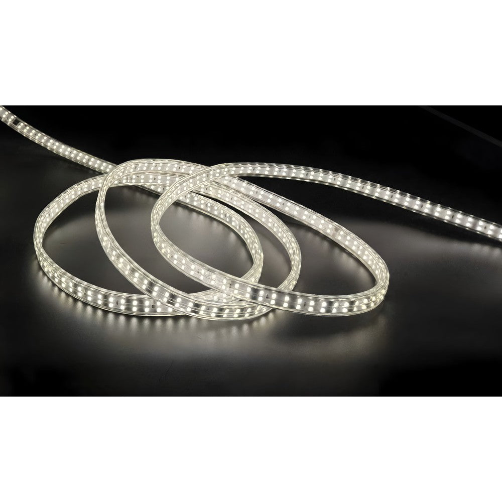 50m 360° LED strip arbejdslys på tromle - 230V, IP67, 360 LED/m, 12W/m, 1500 lm/m, 600W, 75000lm