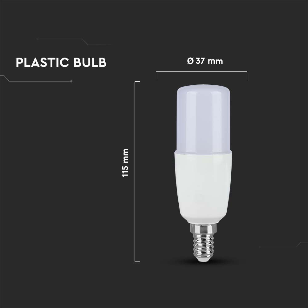 T37 LED-pære 9W E14 - plast, varm hvid (2700K), 750lm, RA80 - 1 stk.