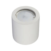 GU10 lampe - rund, hvid.