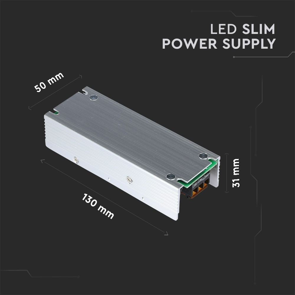 V-Tac 60W Strømforsyning - 12V DC, 5A - IP20 Indendørs Brug