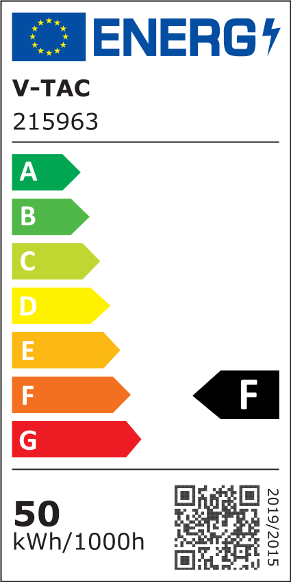 50W LED Projektør med Hvidt Hus, 6500K Lysfarve, 4300lm, RA70, IP65 Beskyttelse