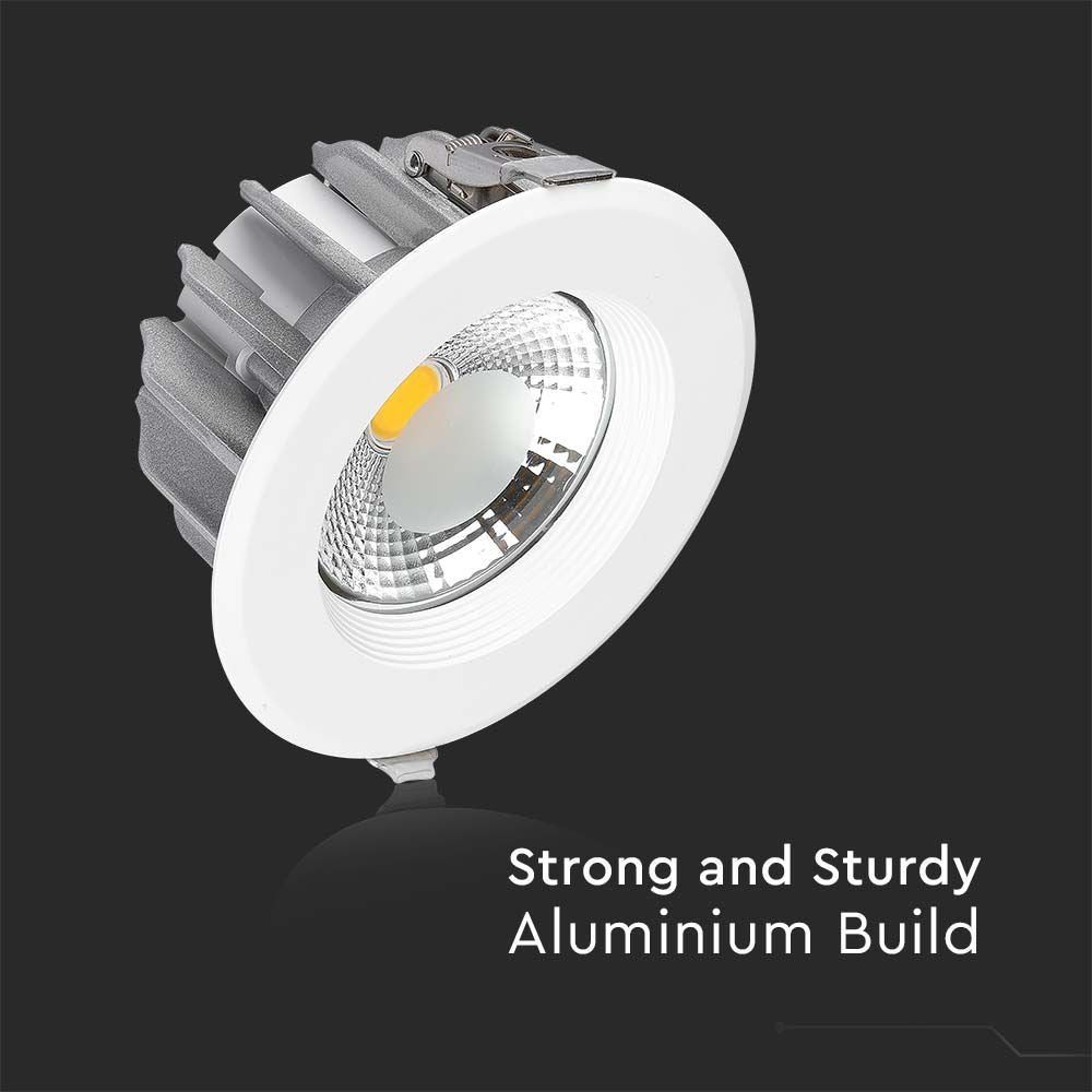 40W Reflektor Downlight - LED, COB, 4000K, Høj Lumen, RA80 - 4800lm
